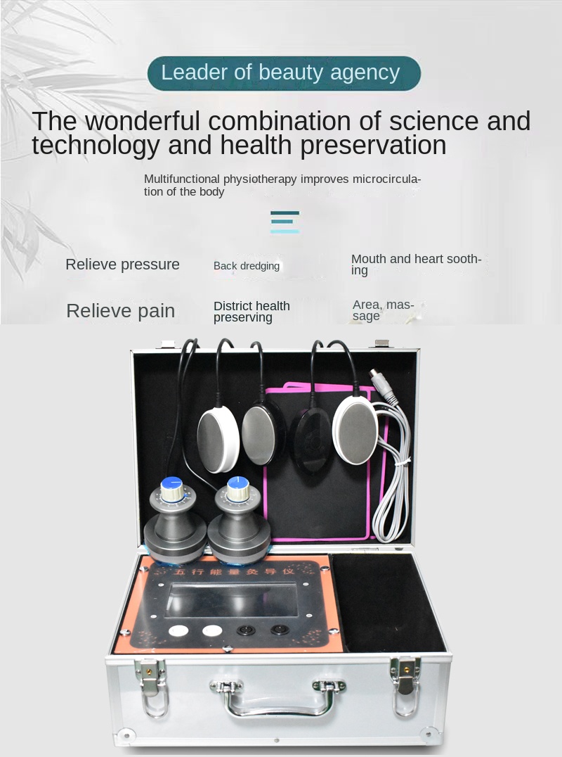 Five element energy moxibustion guide device