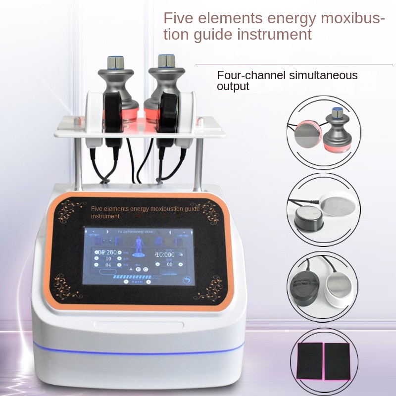 Five element energy moxibustion guide device